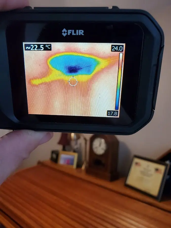 Thermal imaging inspection for water damage in Denville
