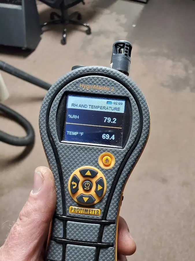 Moisture meter humidity assessment for Mold Remediation & Removal in Denville